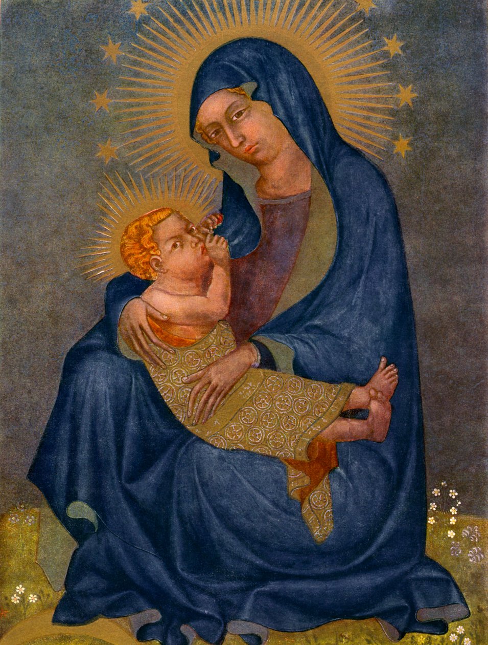 The Vysehrad Madonna of the Rains, c1360 1955 av Unbekannt