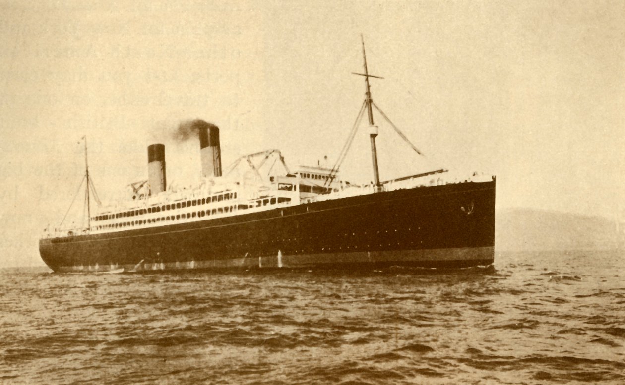 The White Star Liner Doric 16 484 Ton, . av Unbekannt