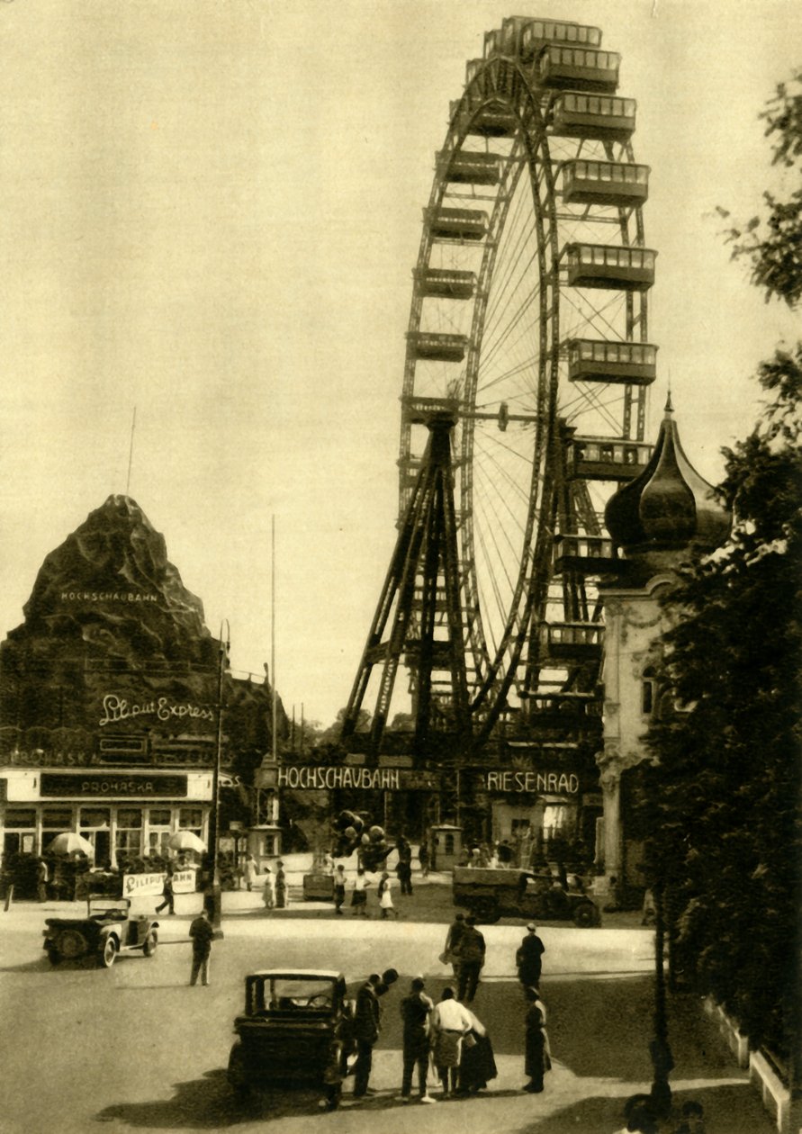 Wiener Riesenrad, Wien, Österrike, c1935. av Unbekannt