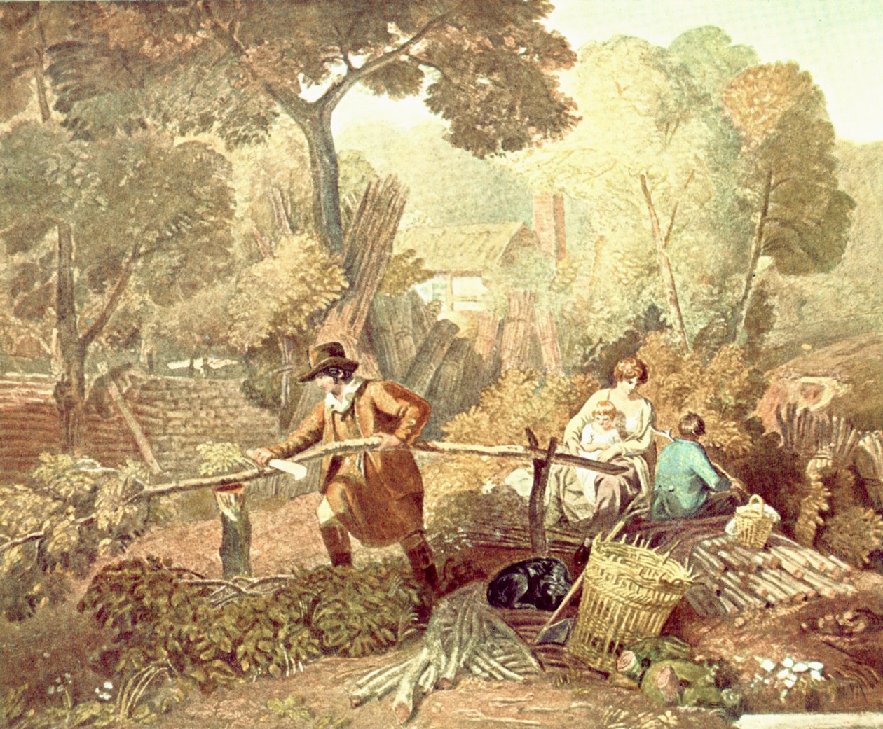 Vedhuggaren, 1812, c1900. av Unbekannt