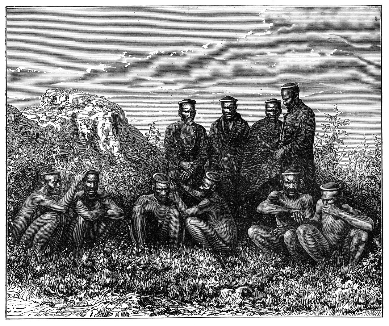 Zulu, Sydafrika, c1890 av Unbekannt