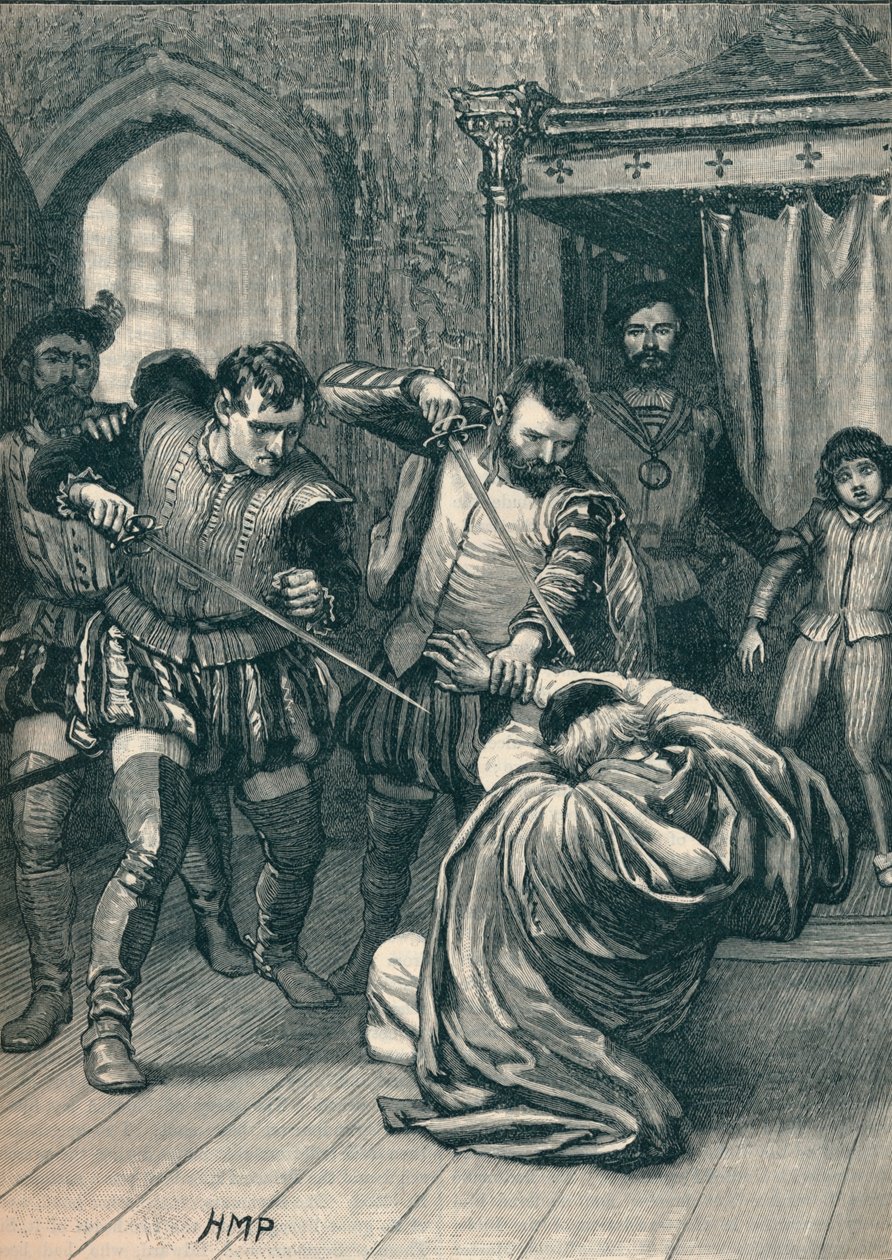 Mordet på kardinal Beaton, 1546 1905. av Unbekannt