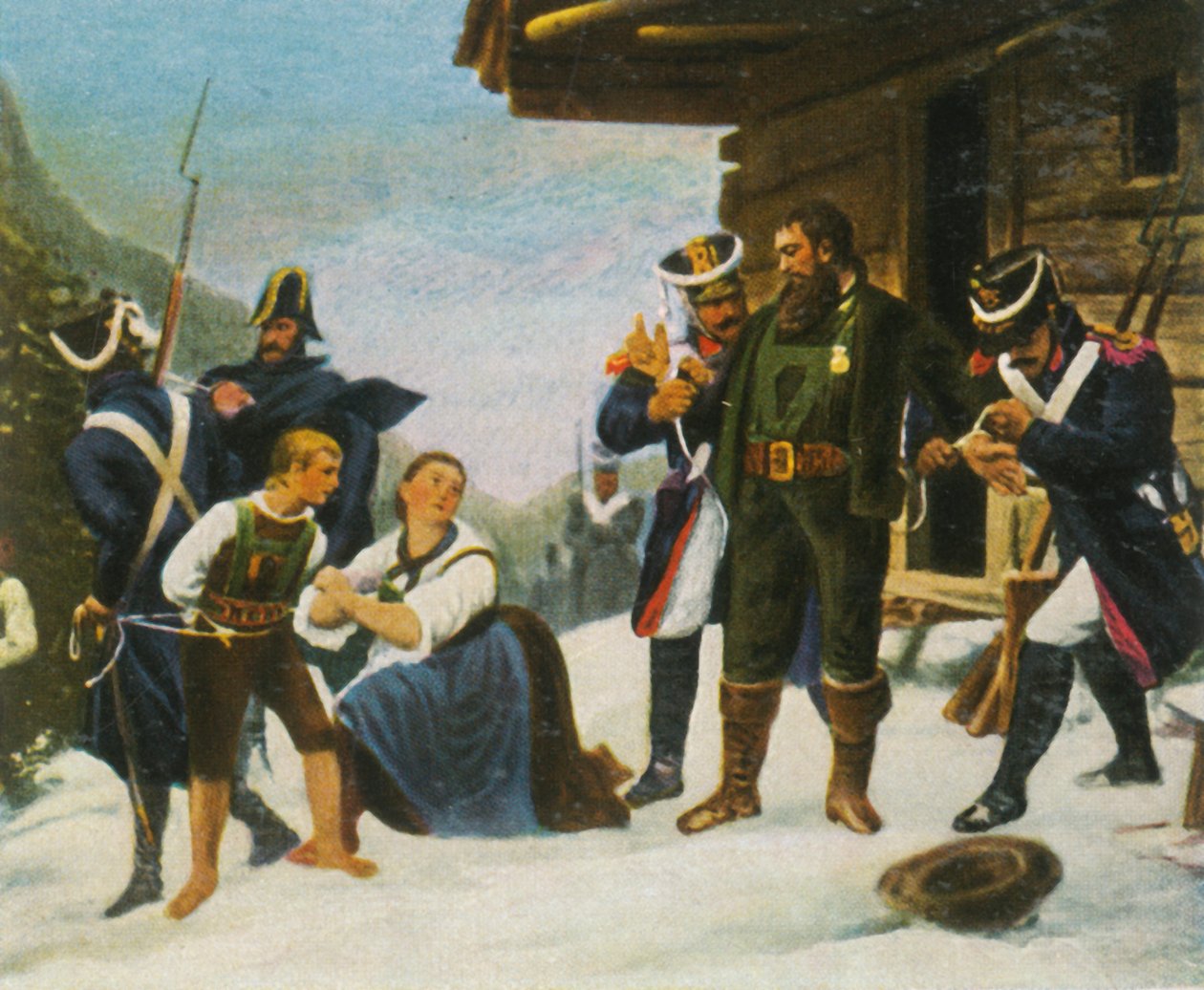 Tillfångatagandet av Andreas Hofer, 1809, 1936. av Unbekannt