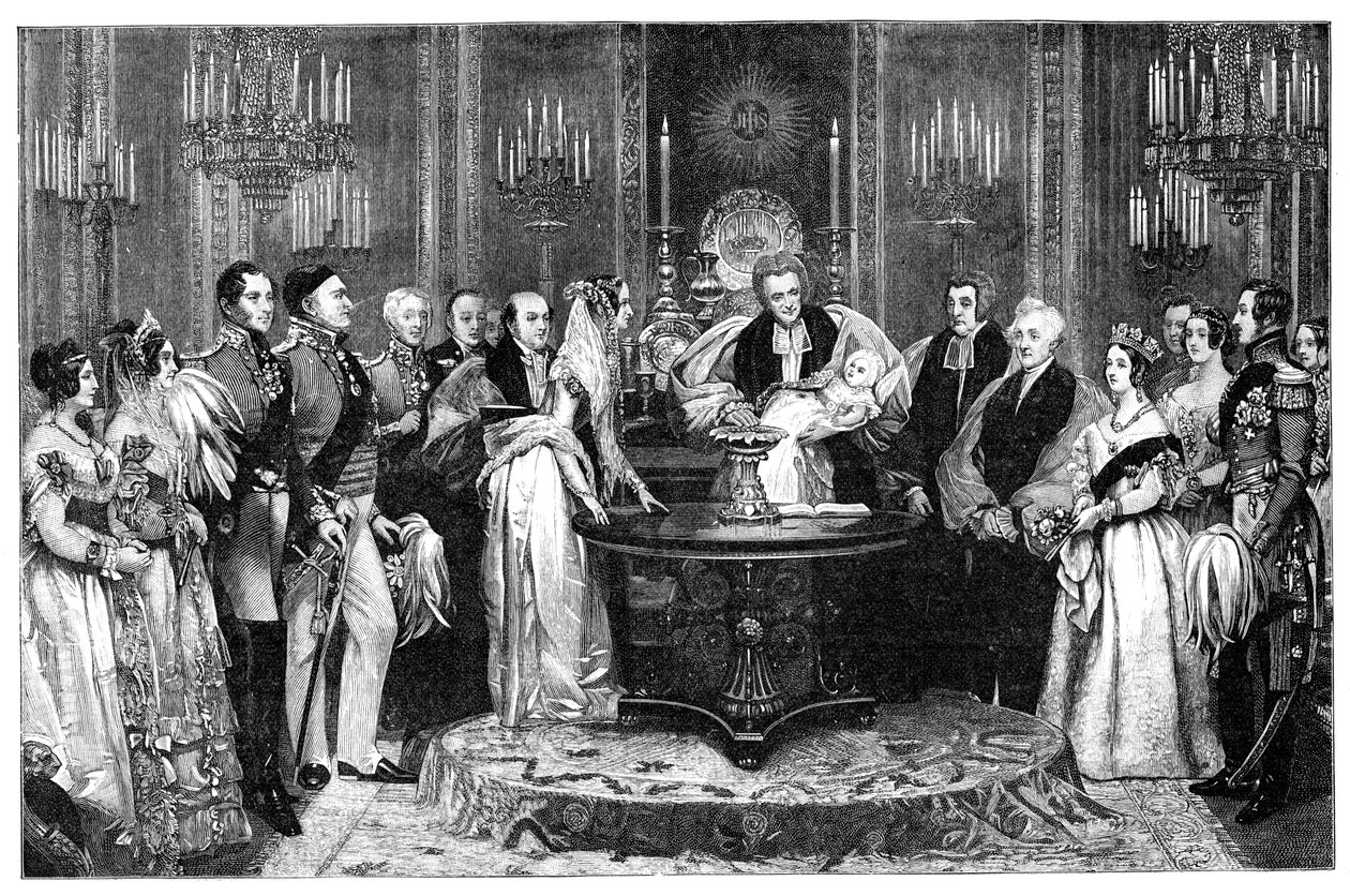 Prinsessan Royals dop, 1841, 1900 av Unbekannt