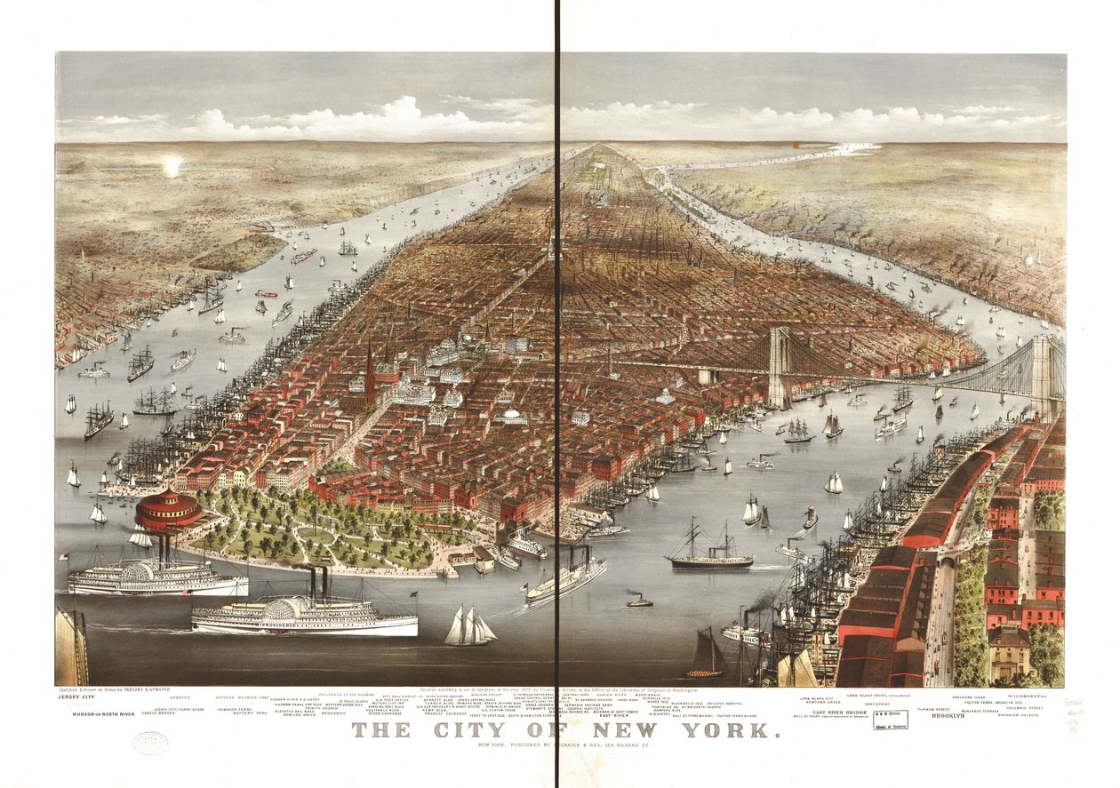 Staden New York av Unbekannt