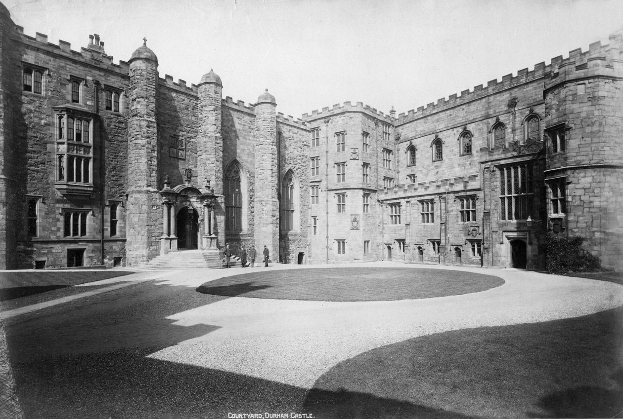 Gården, Durham Castle, England, 1900-talet av Unbekannt