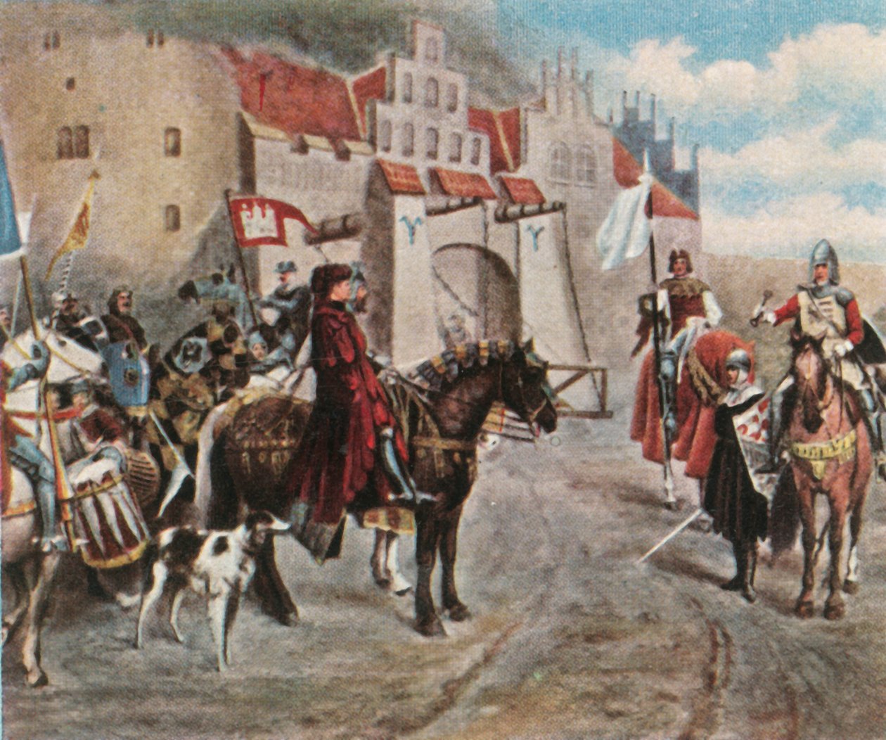Överlämnandet av Bergedorf, 1420, 1936. av Unbekannt