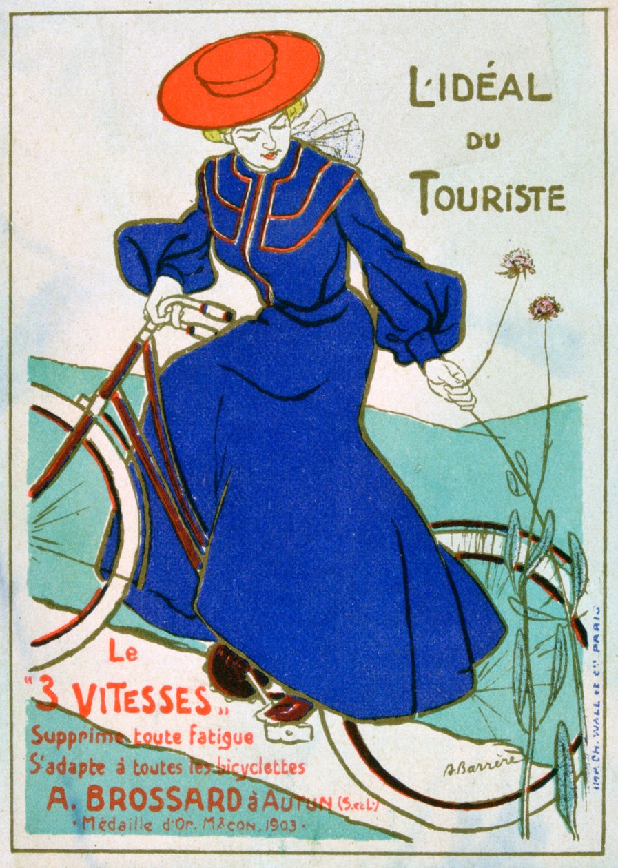 Den idealiska turistcykeln, Brossard, 3 hastigheter, 1903 av Unbekannt