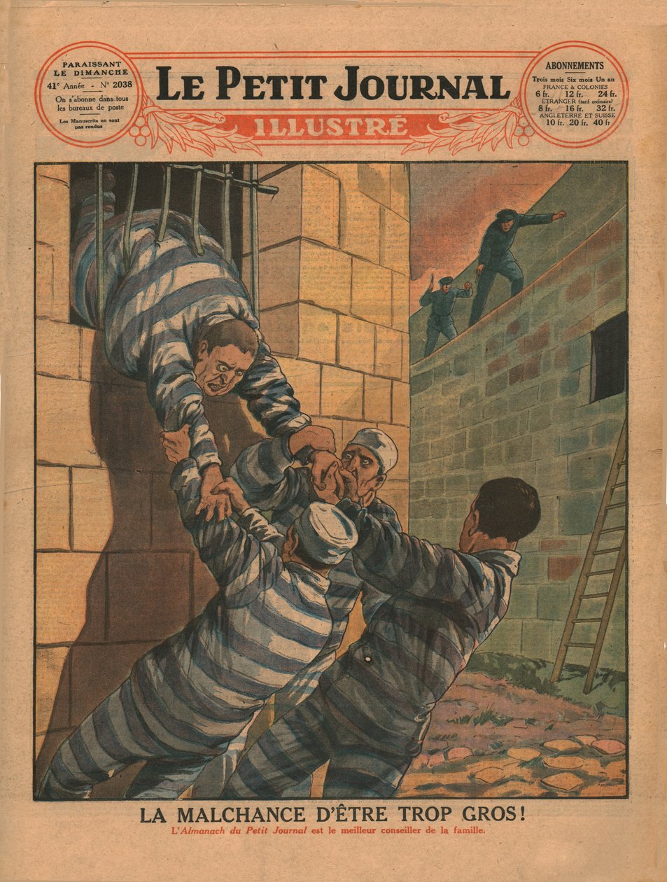 Olyckan att vara för tjock, 1931. av Unbekannt