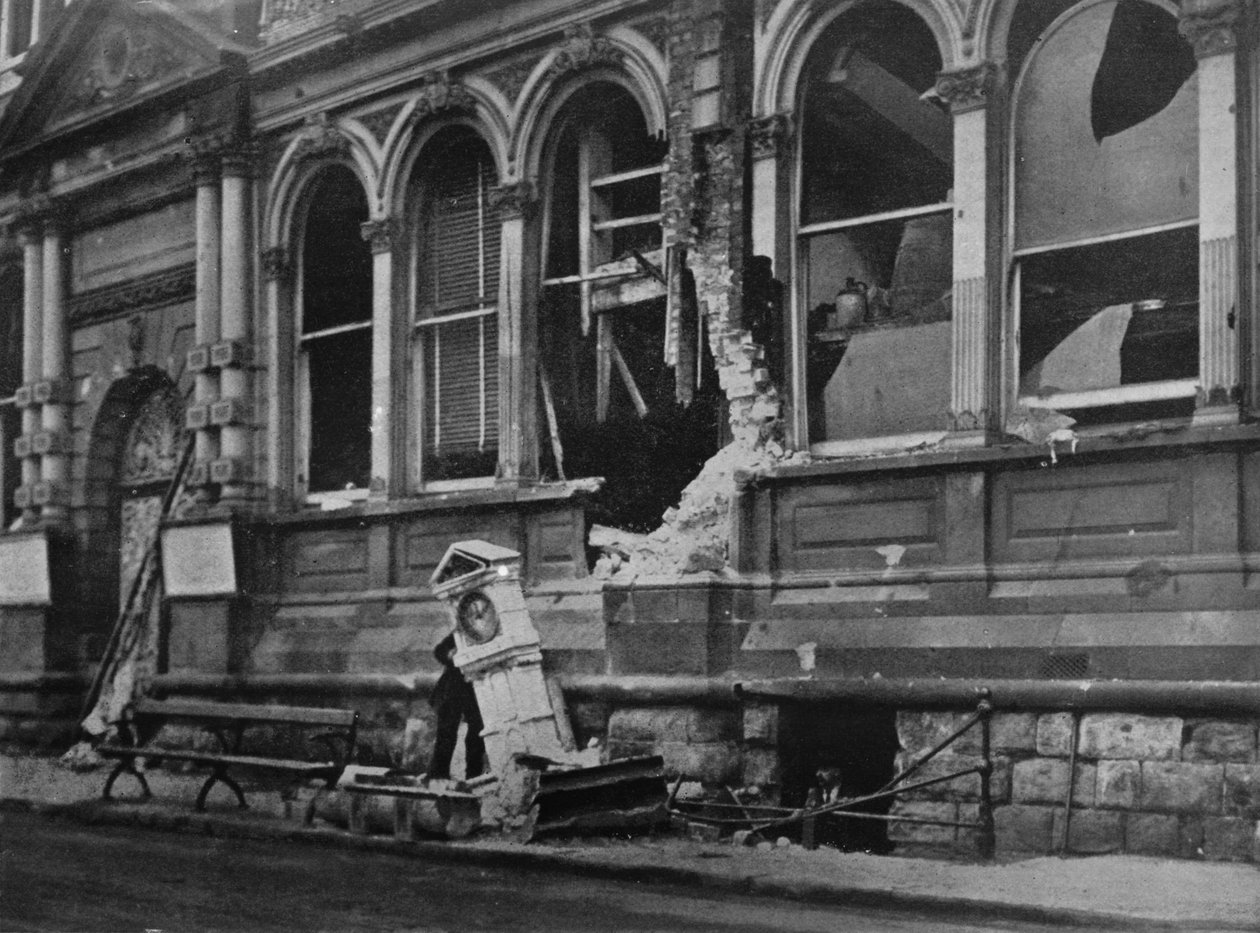 Flottanslaget på östkusten, 1914. av Unbekannt