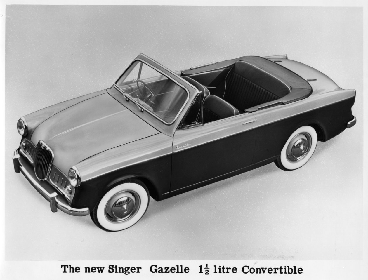 Den nya Singer Gazelle 1,5 liters cabriolet, c1956-c1958 av Unbekannt