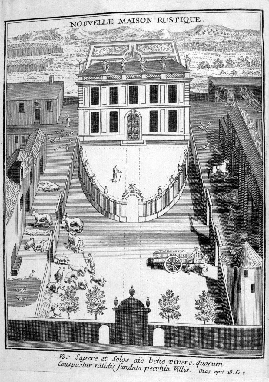 Det nya rustika huset, 1775 av Unbekannt