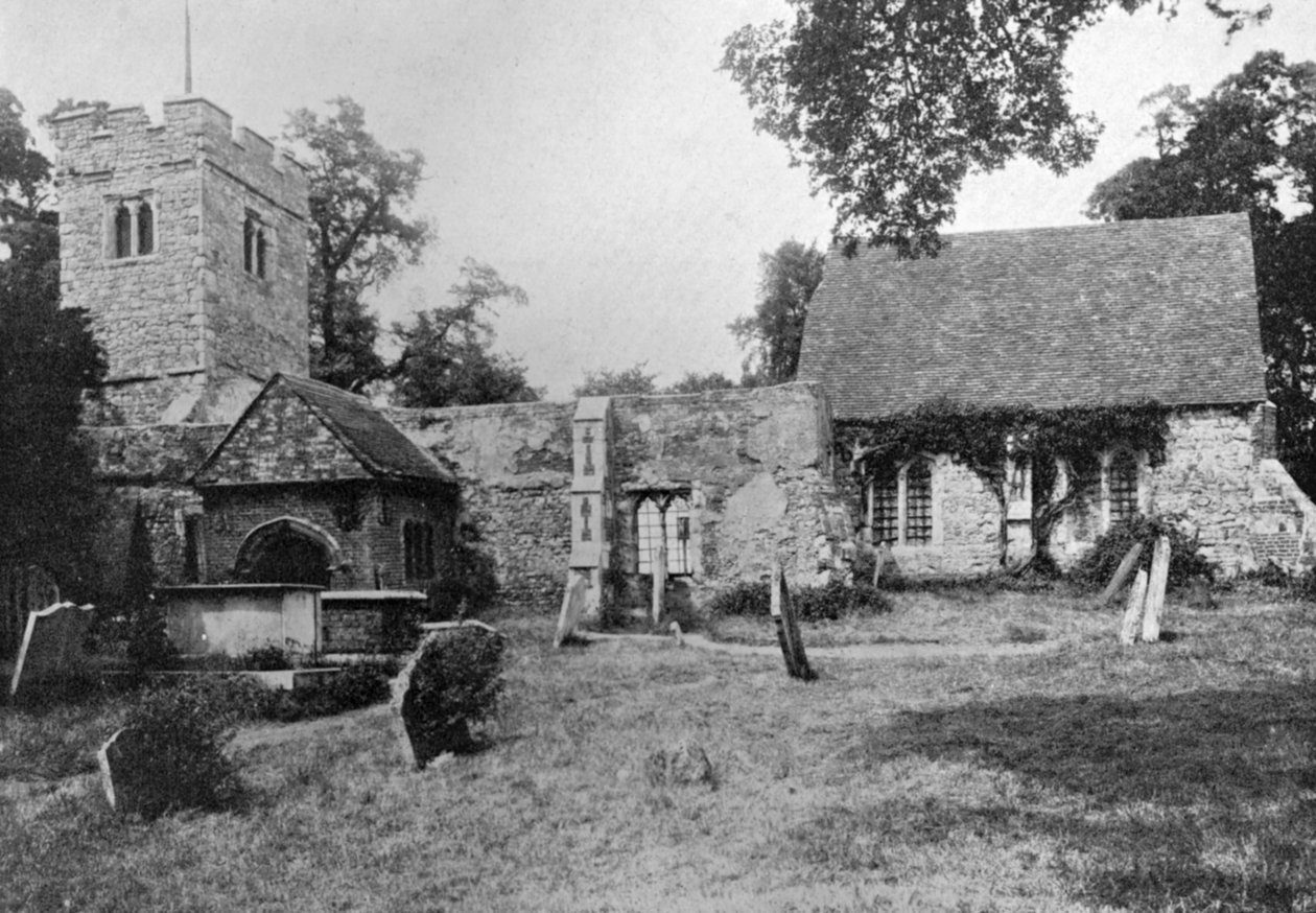 Den gamla kyrkan, Chingford, Essex, 1924-1926 av Unbekannt