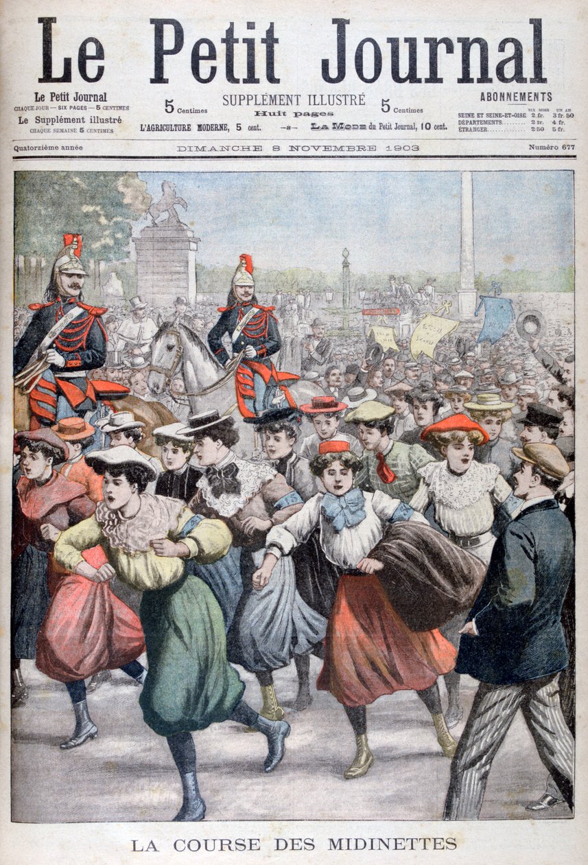 Midinettens lopp, 1903 av Unbekannt