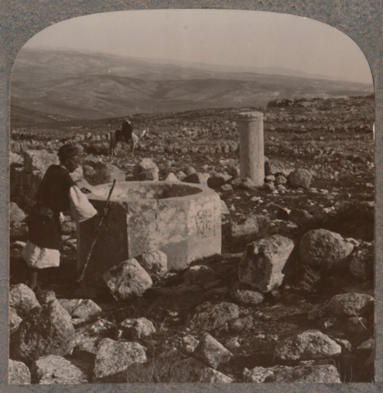 Ruinerna av Tekoa, c1900 av Unbekannt