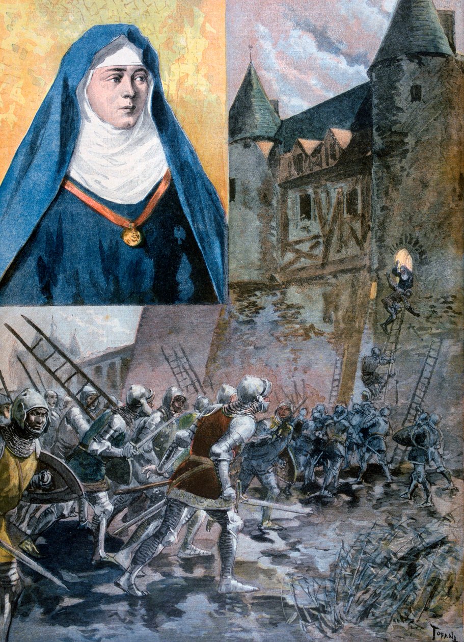 Syster till Bertrand du Guesclin, 1894 av Unbekannt