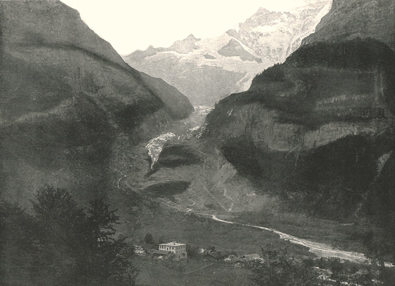 Dalen, Grindenwald, Schweiz, 1895. av Unbekannt