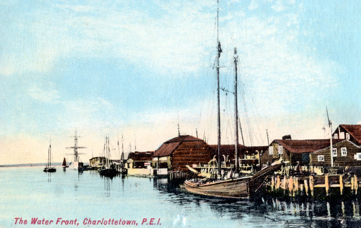 Vattnet, Charlottetown, Prince Edward Island, Kanada, c1900-talet av Unbekannt