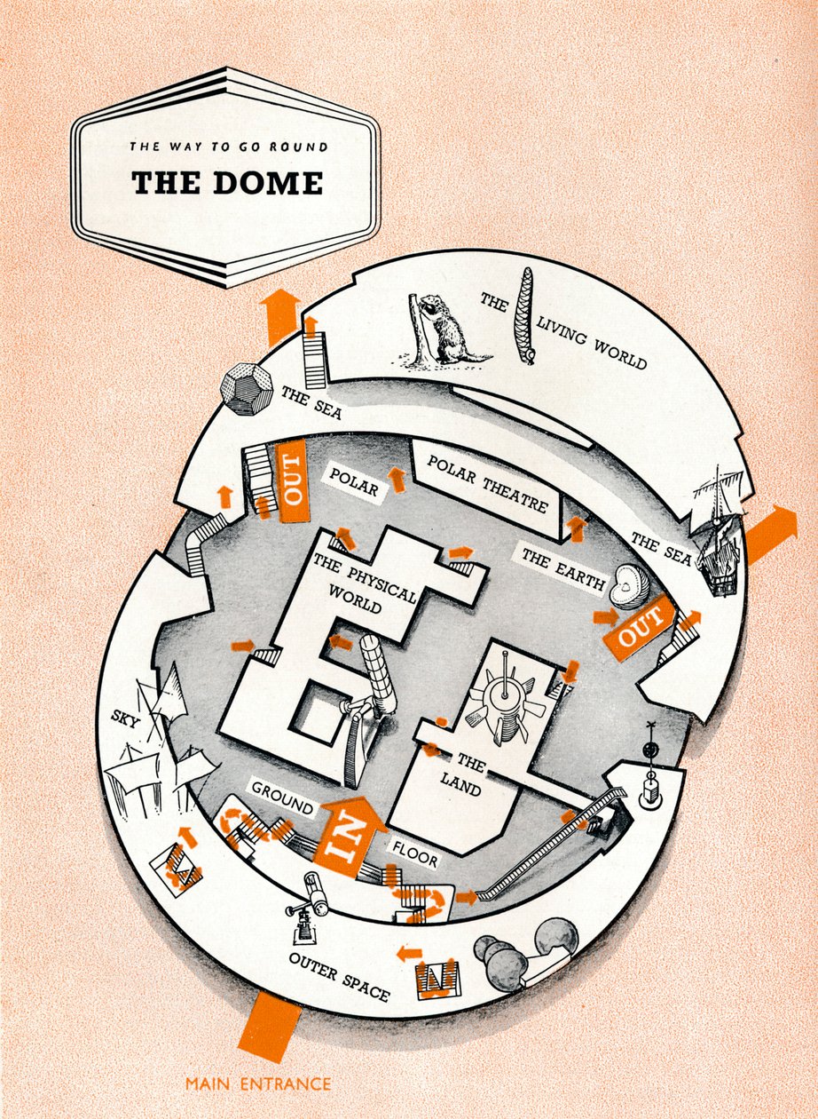 Vägen att gå runt The Dome, 1951 av Unbekannt