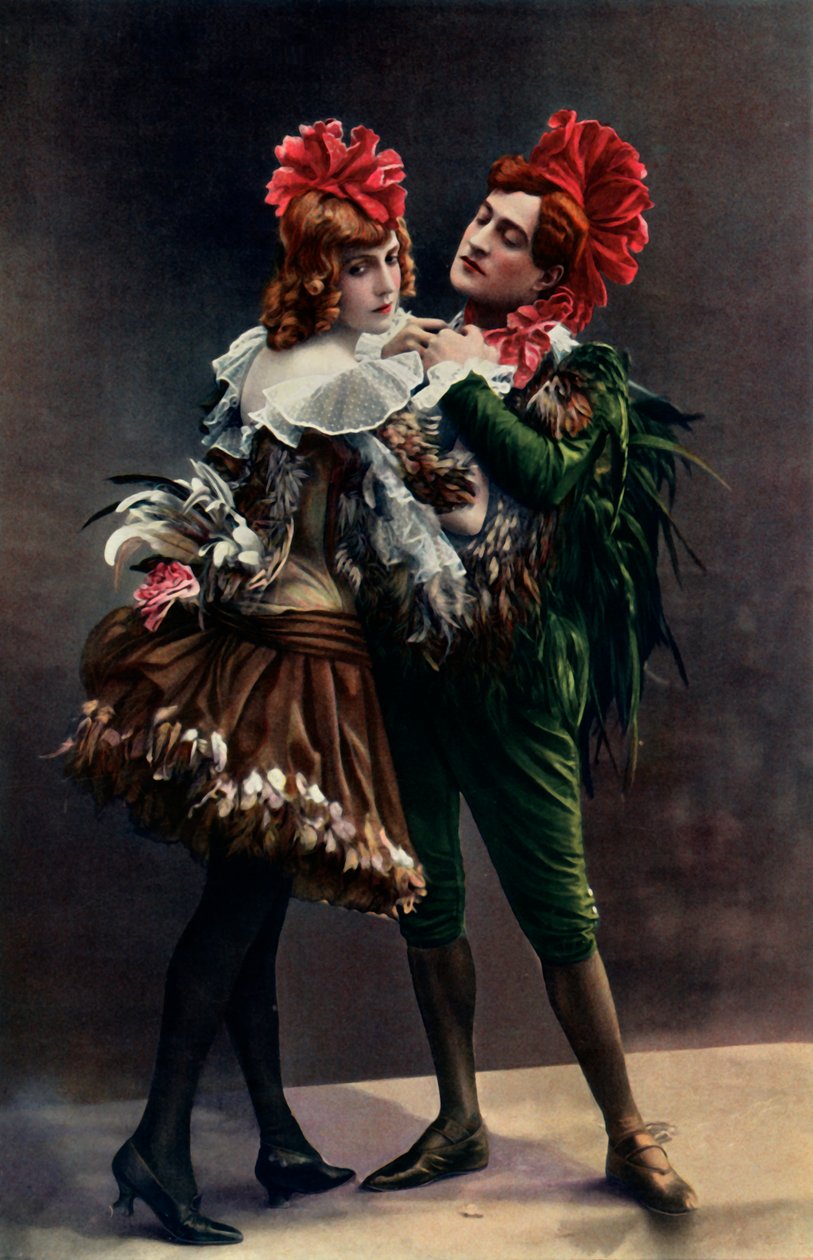Varietéteater. - Paris Aux Varietes, 1904. av Unbekannt