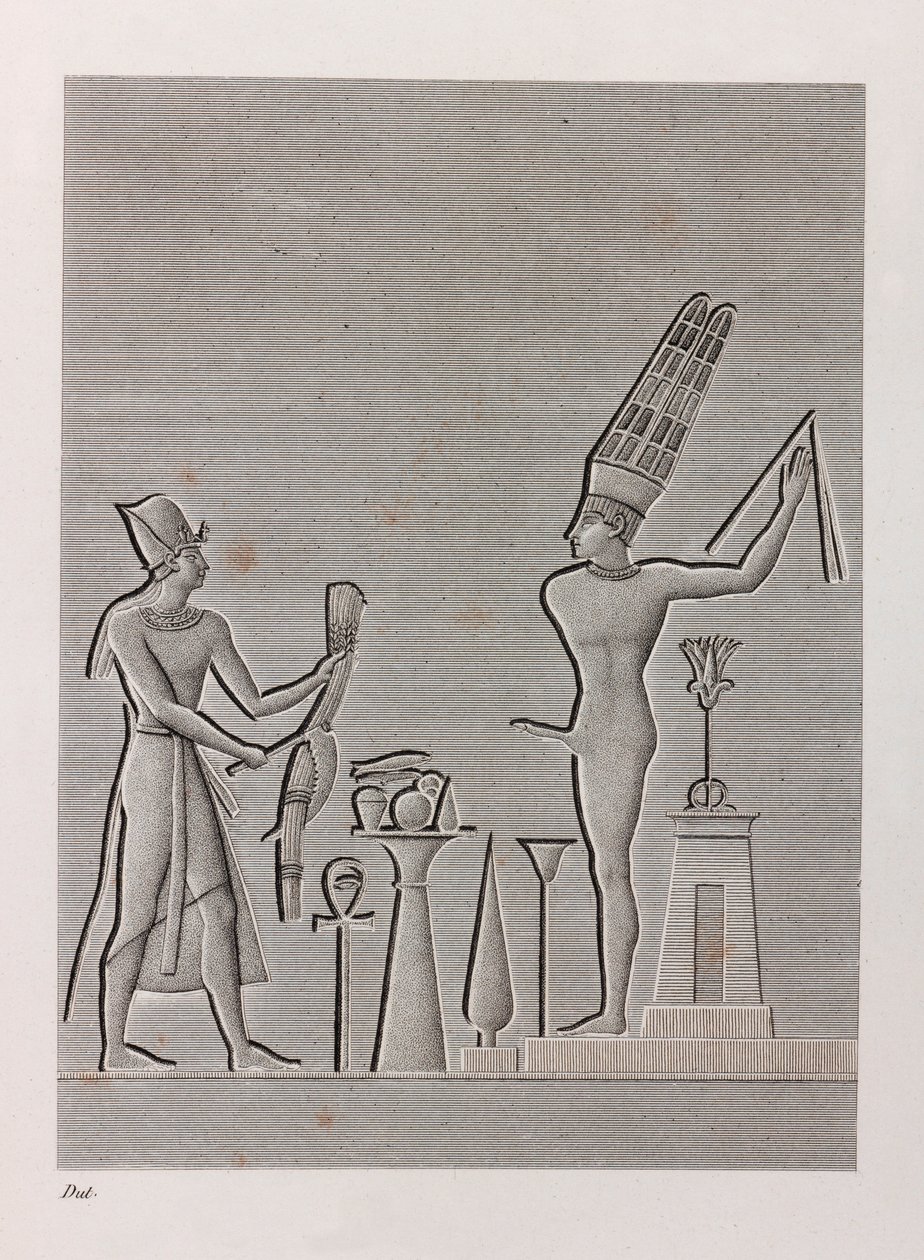 Thebe, Karnak närbild av Unbekannt