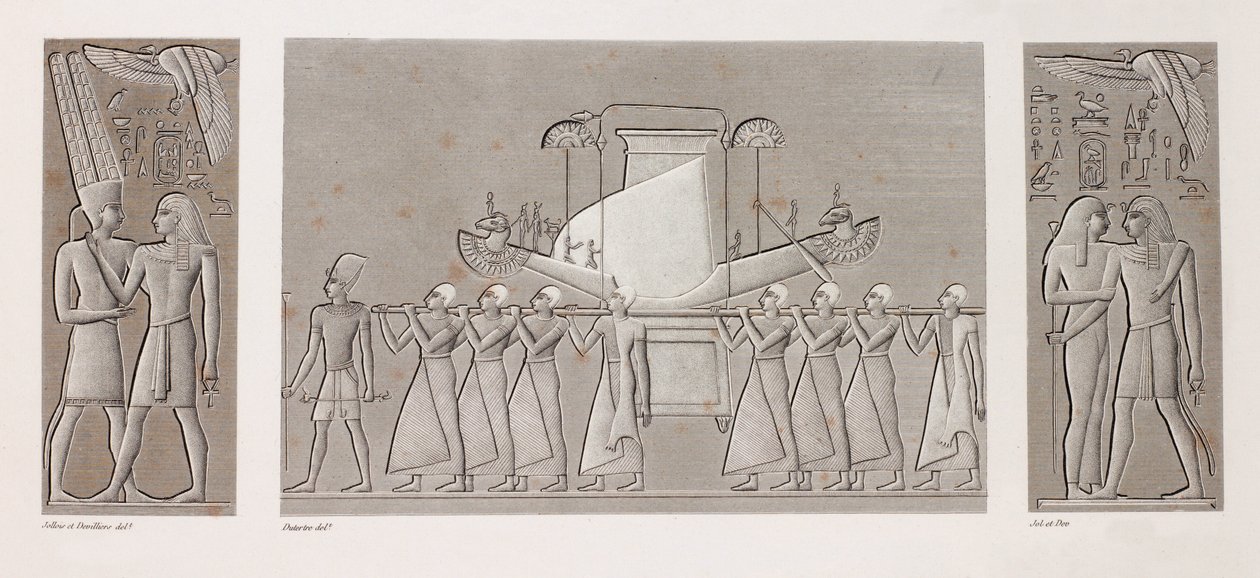 Thebe, Karnak närbild serie av Unbekannt