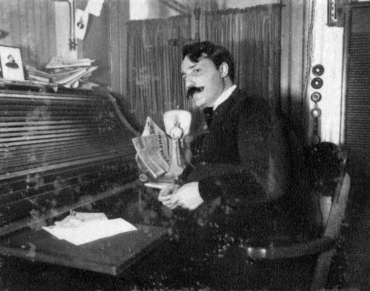 Theodore Botrel, fransk singer-songwriter, 1911 av Unbekannt