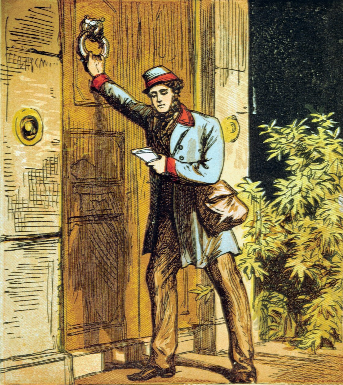 Det är Postmans knackning!, 1867. av Unbekannt