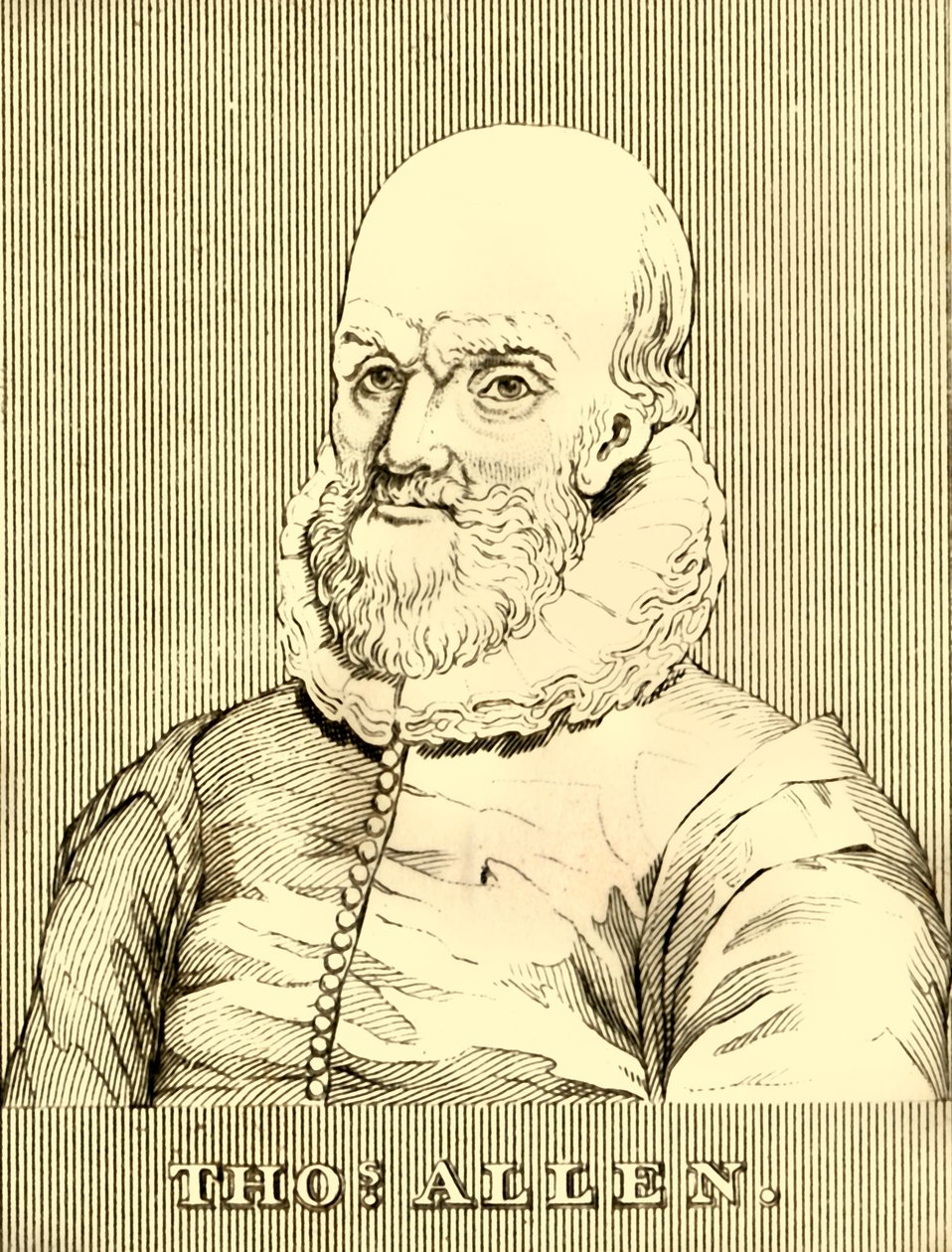 Thomas Allen, 1542-1632, 1830. av Unbekannt