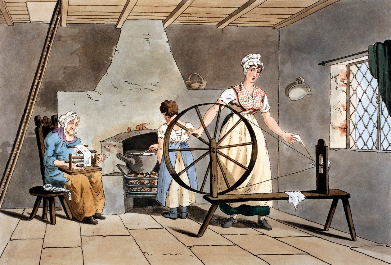 Tre generationer kvinnor, 1814 av Unbekannt