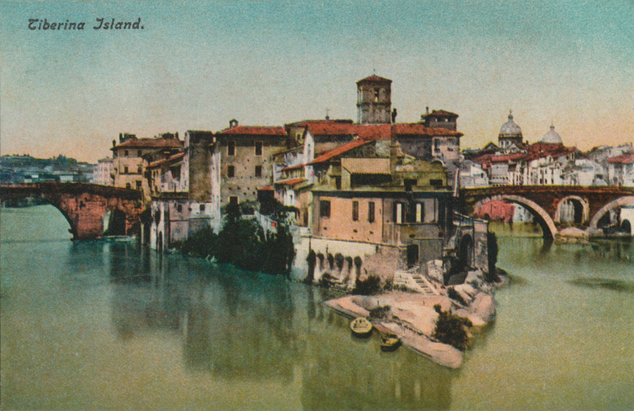 Tiberina Island, c1900. av Unbekannt