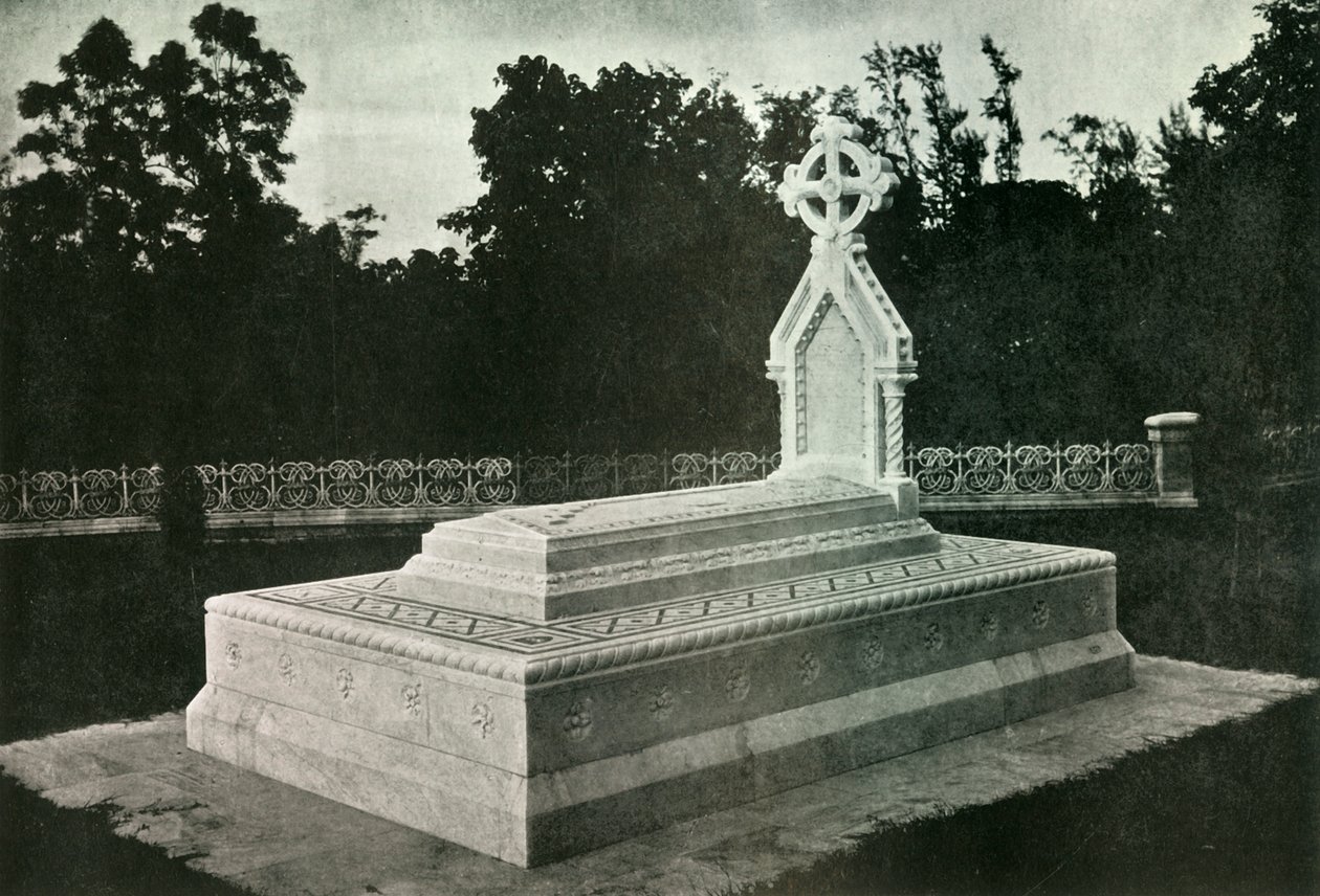 Tomb of Lady Canning at Barrackpore, 1925. av Unbekannt