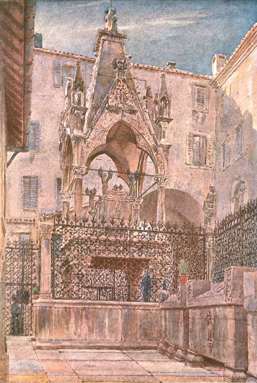 Mastino II:s grav i Verona, 1854, c1900. av Unbekannt