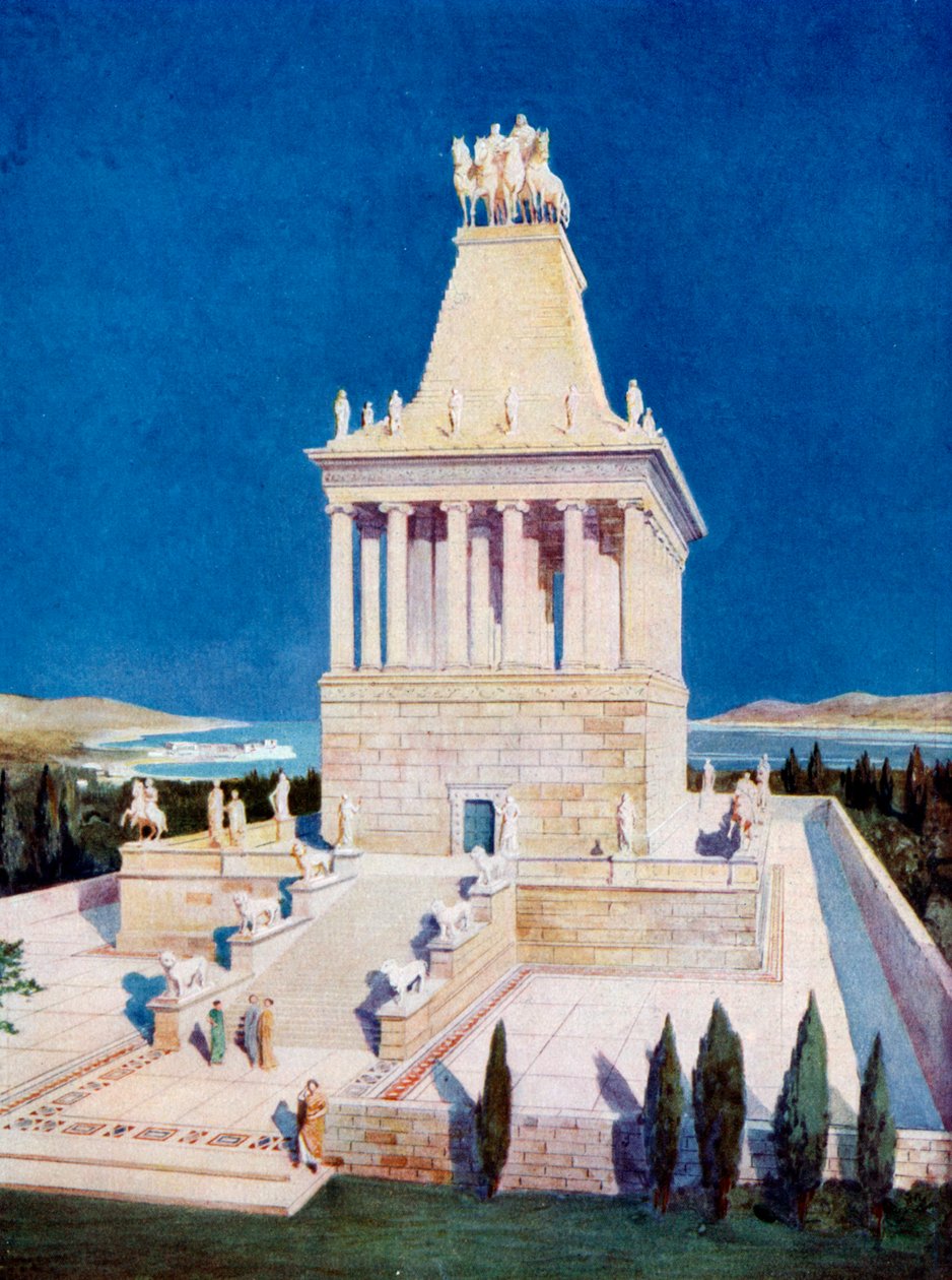 Mausolus grav i Halikarnassus, 1933-1934 av Unbekannt