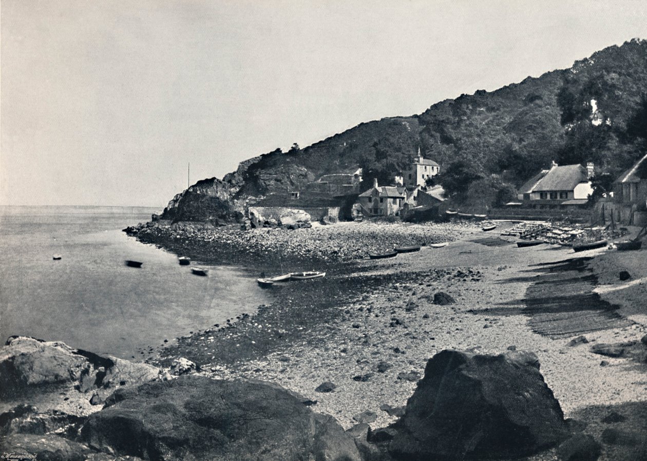 Torquay - The Beach, Babbacombe, 1895 av Unbekannt