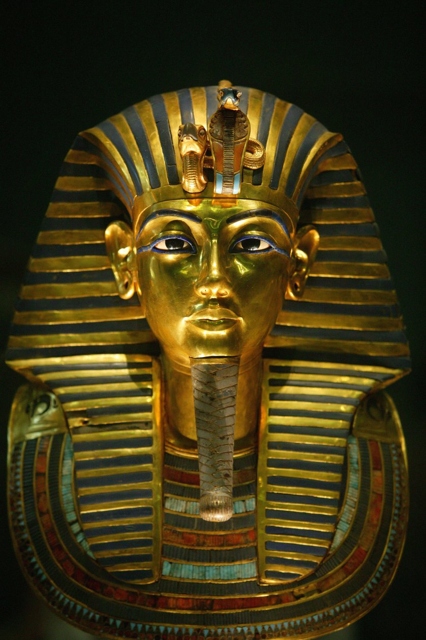 Tutankhamons begravningsmask Kairo Egypten av Unbekannt