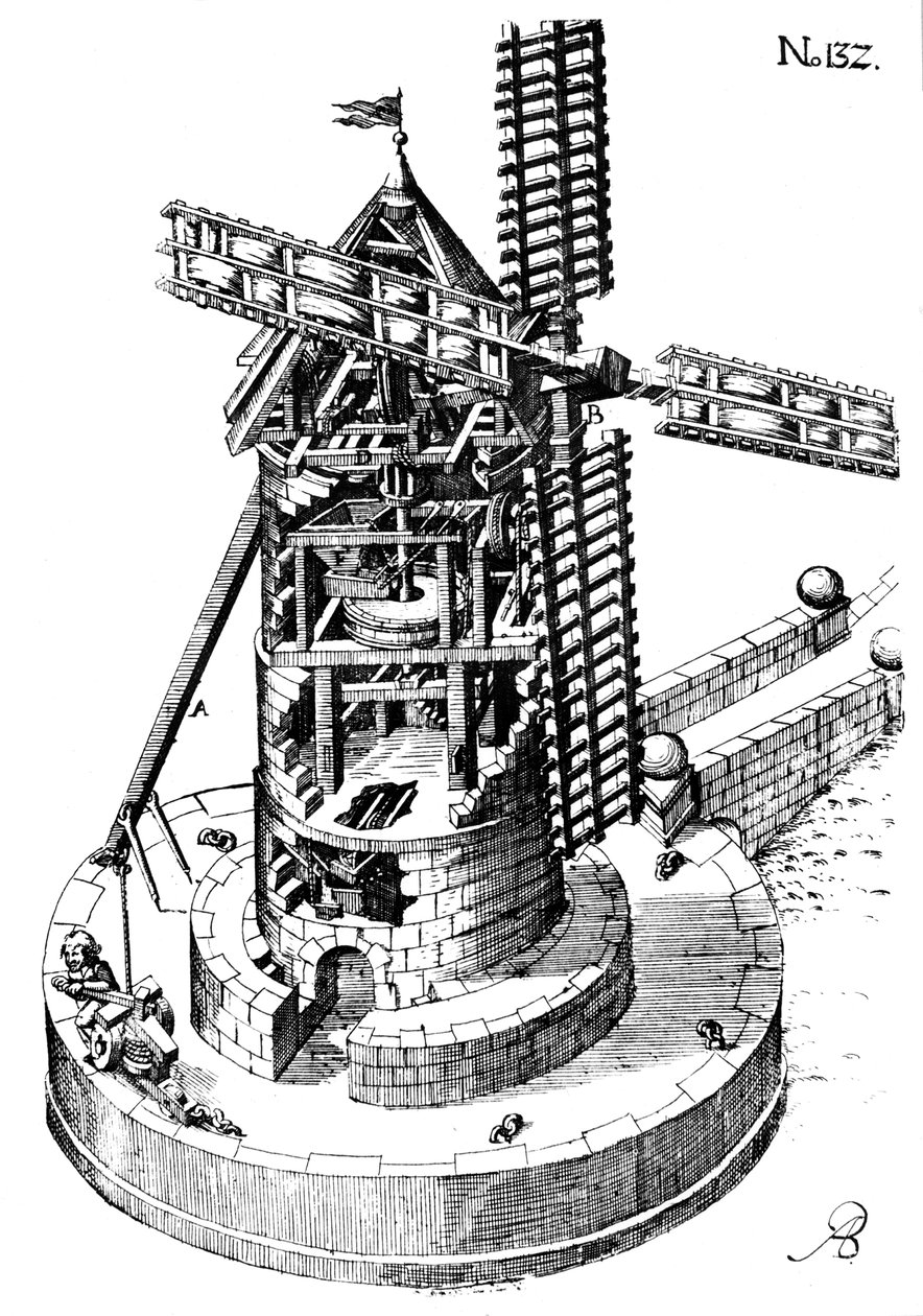 Tornkvarn, 1620 av Unbekannt