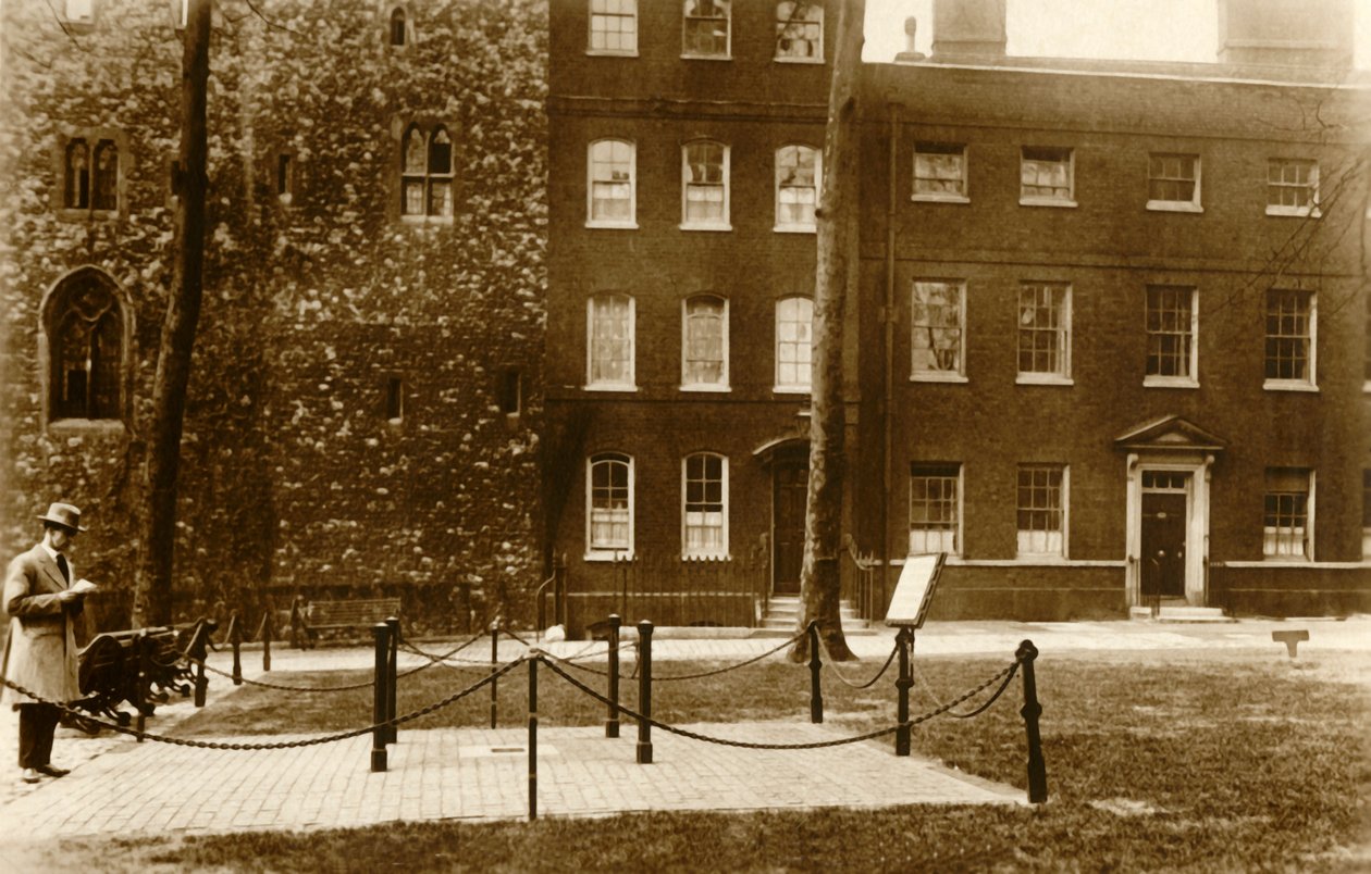 Tower of London. Ställningsplatsen, c1910. av Unbekannt