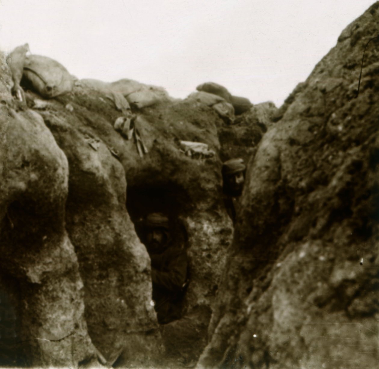 Skyttegravar, c1914-c1918 av Unbekannt