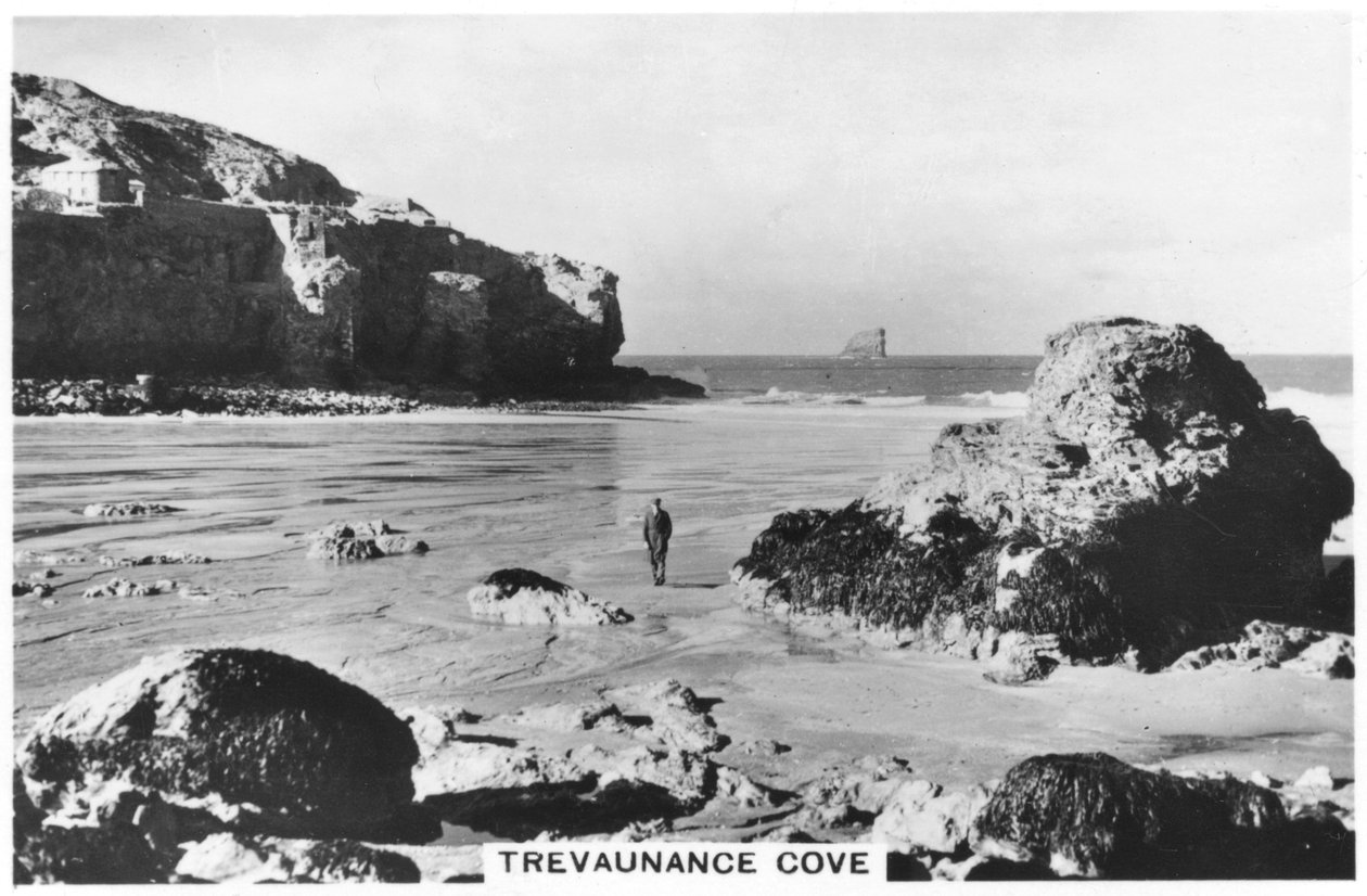 Trevaunance Cove, Cornwall Coast, 1937 av Unbekannt