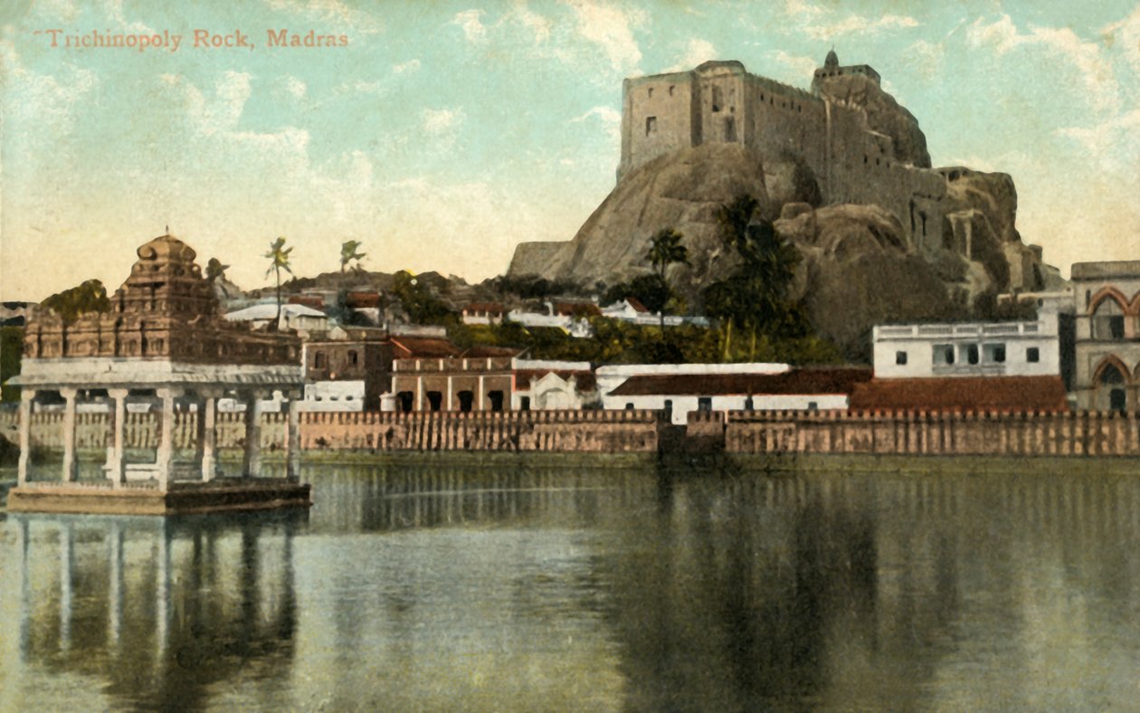Trichinopoly Rock, Madras, 1917. av Unbekannt