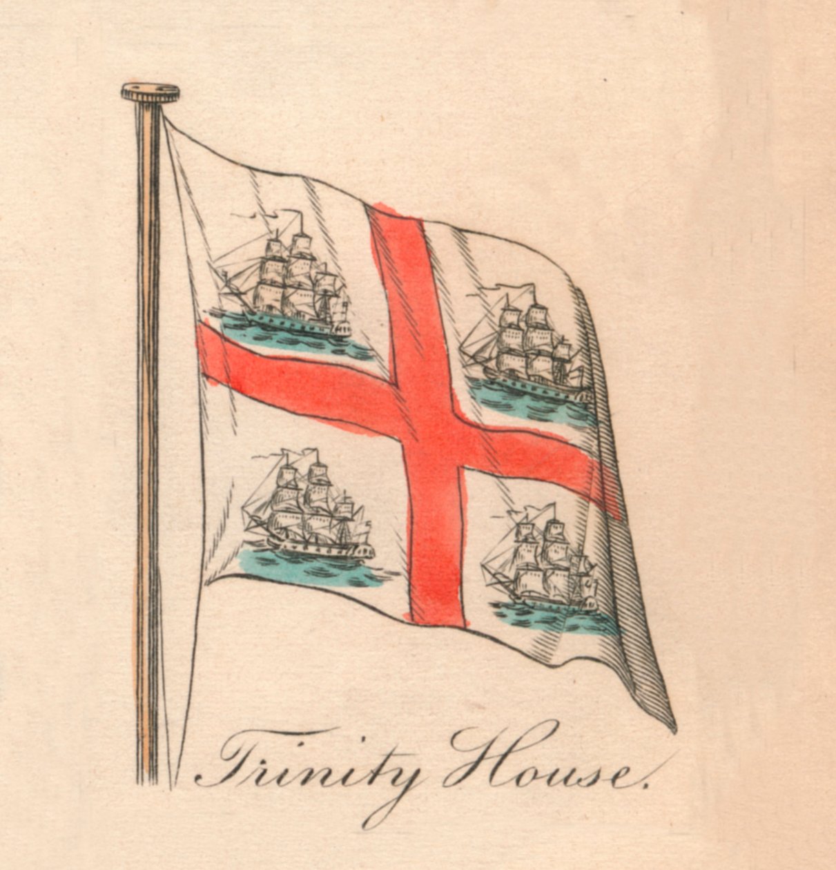 Trinity House, 1838 av Unbekannt
