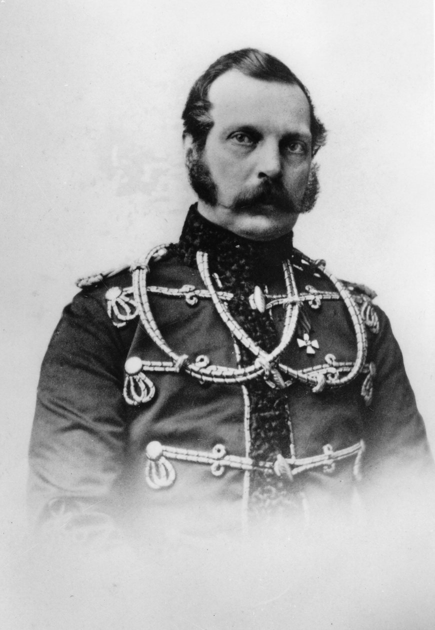 Tsar Alexander II av Ryssland, c1861-c1865 av Unbekannt