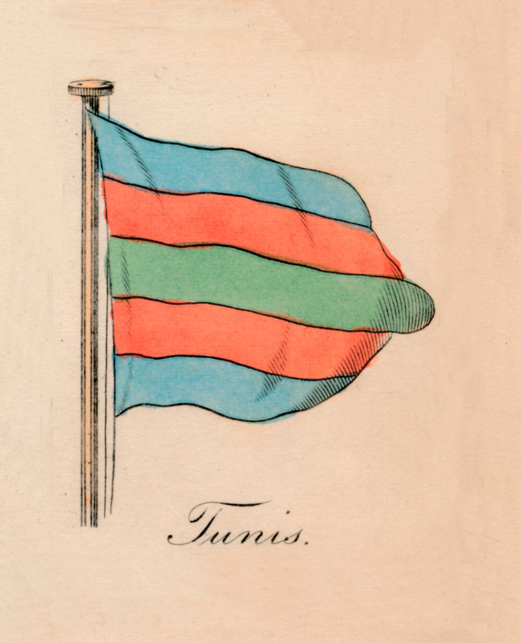 Tunis, 1838 av Unbekannt