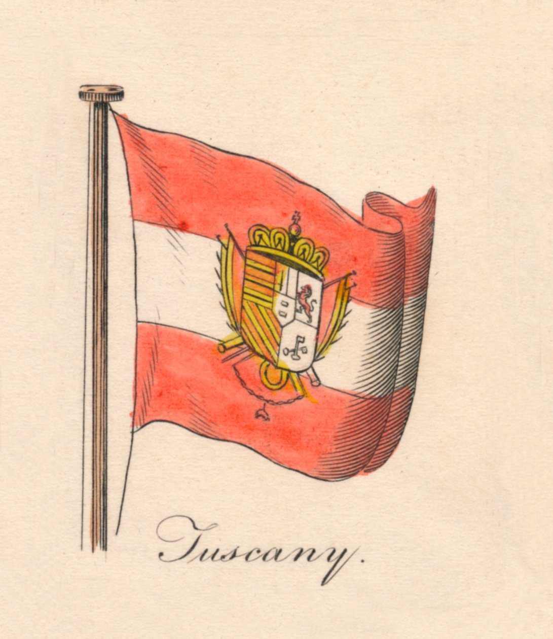 Toscana, 1838 av Unbekannt