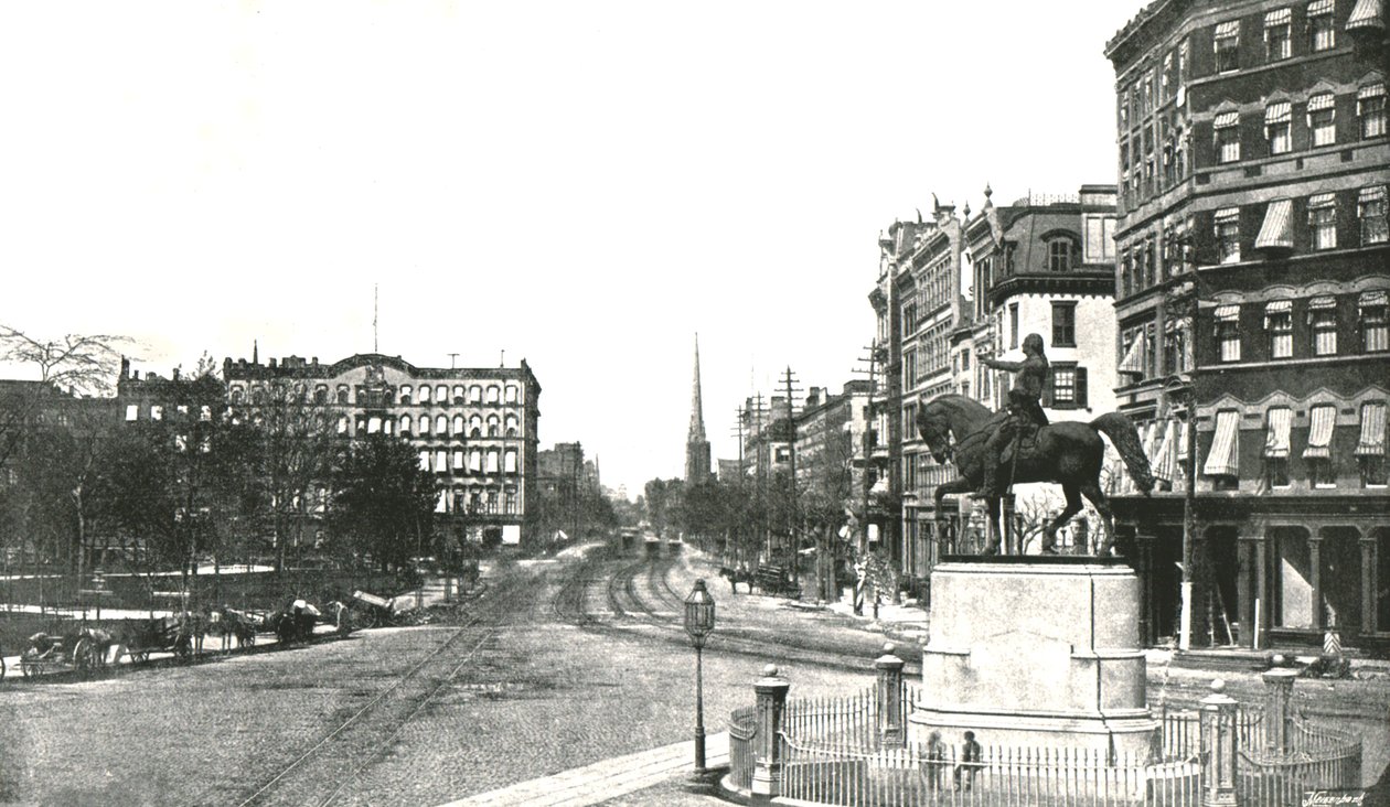Union Square, New York, USA, 1895. av Unbekannt