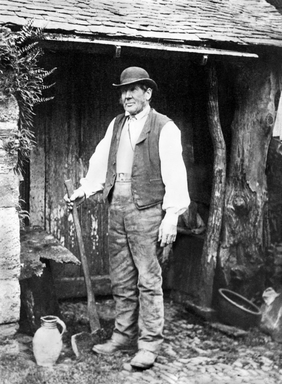 Storbritannien: En Devon Woodlander. c1890 av Unbekannt