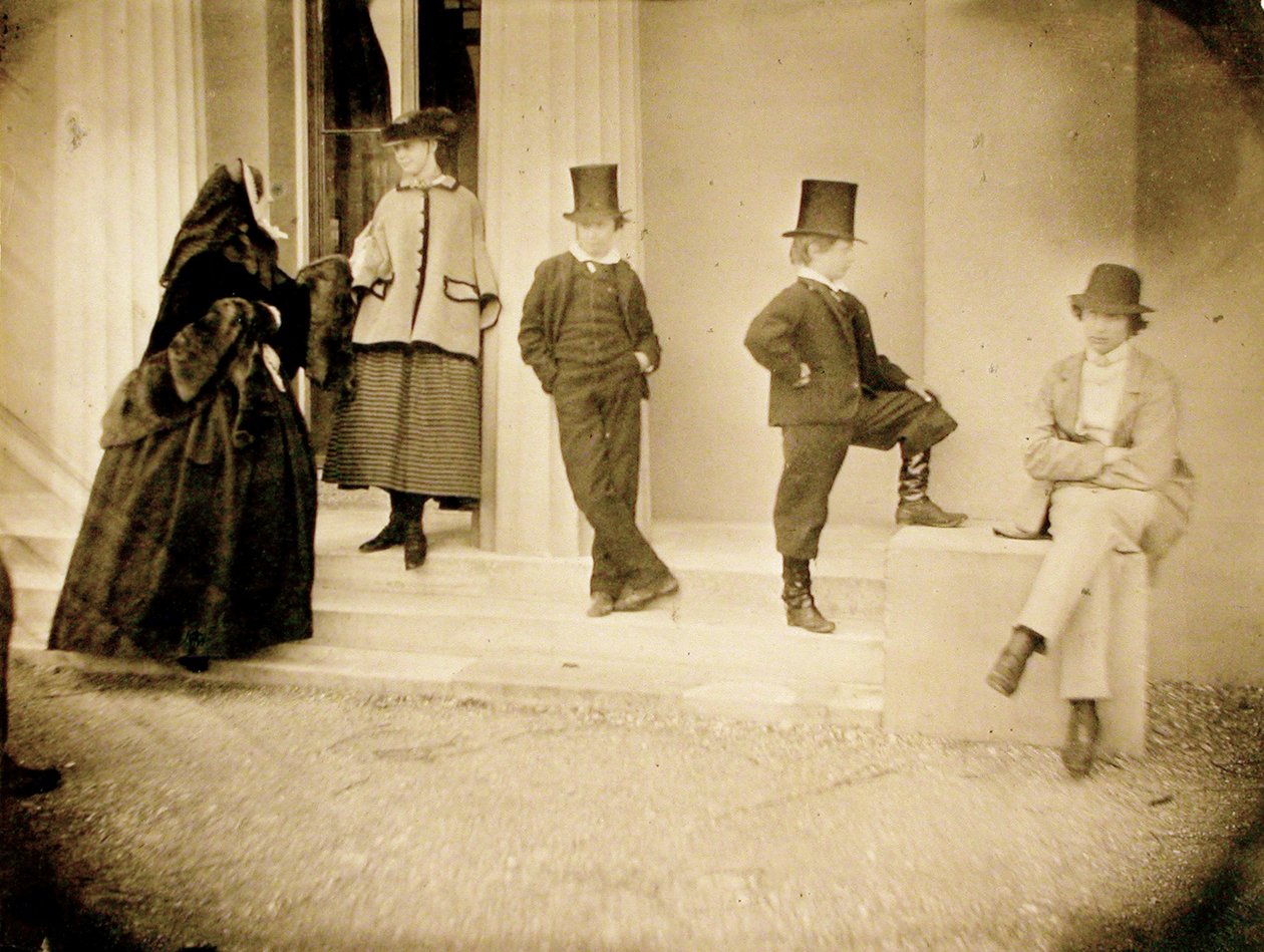 Namnlös [familjegrupp], 184960. av Unbekannt