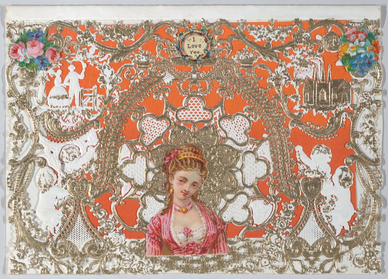 Valentine, cirka 1860. av Unbekannt