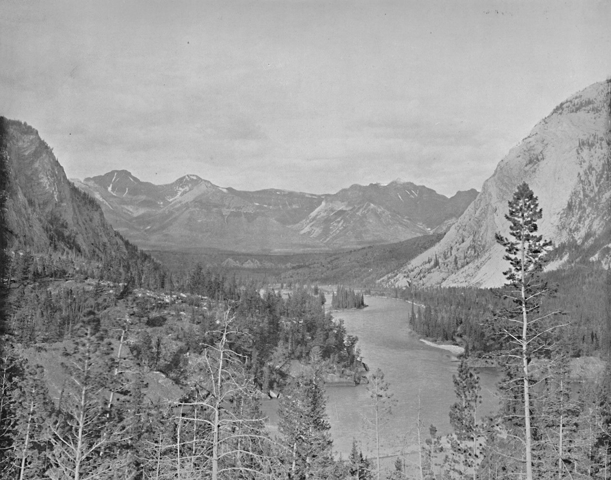 Valley of the Bow River, Alberta, Kanada, c1897. av Unbekannt